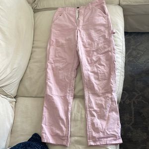 Pink carpenter pants
